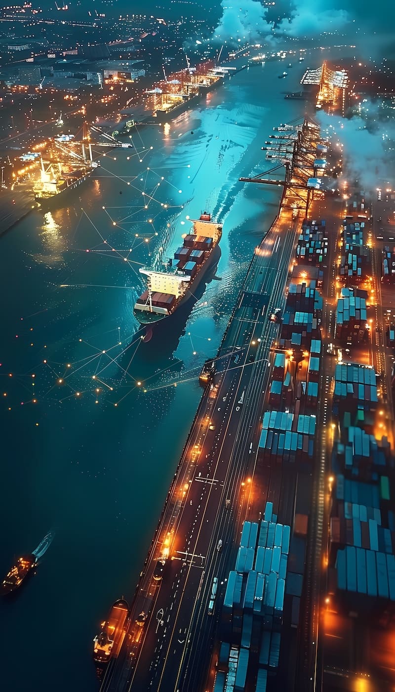 Maritime logistics and port operations